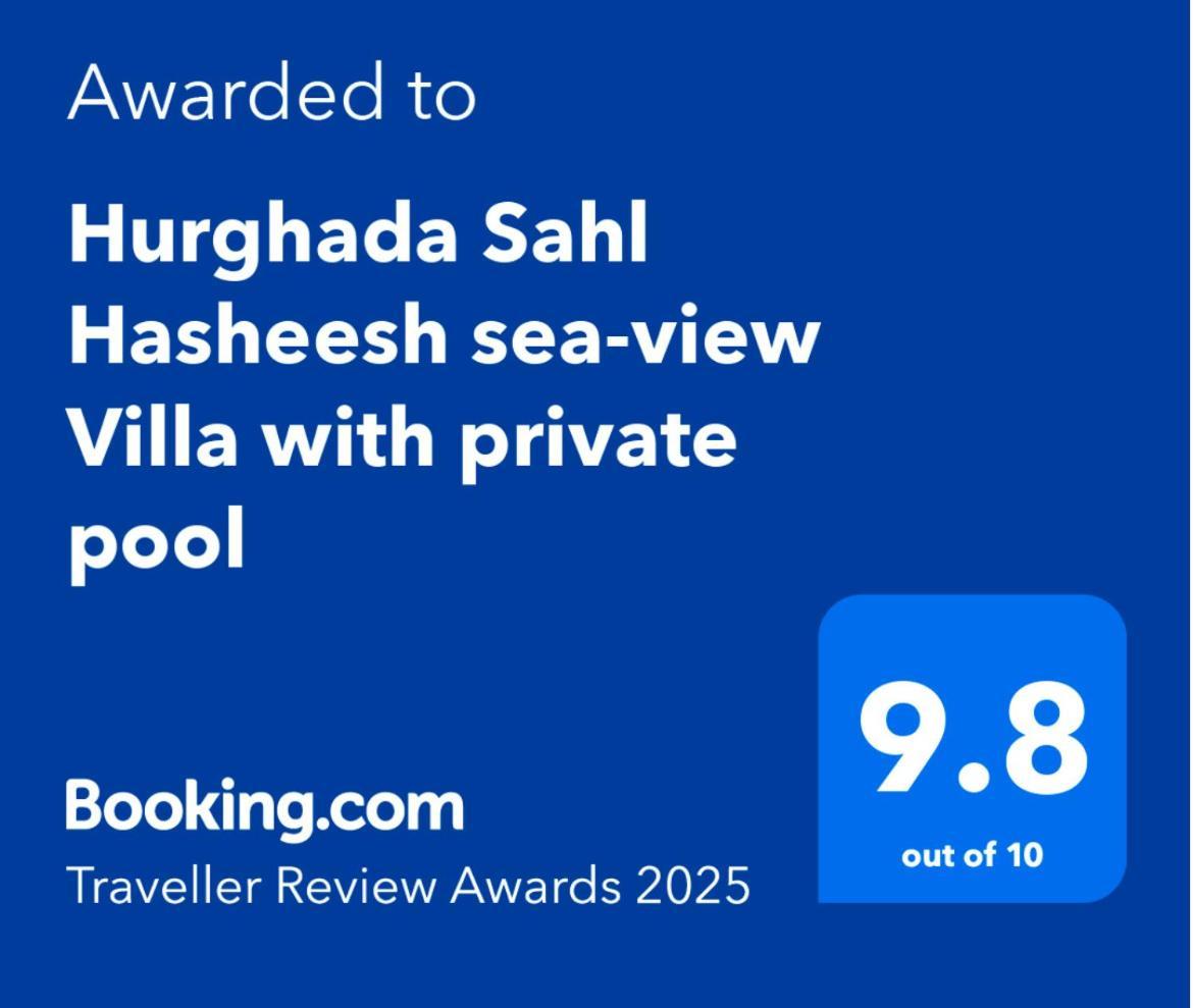 Hurghada Sahl Hasheesh Sea-View Villa With Private Pool Exterior photo